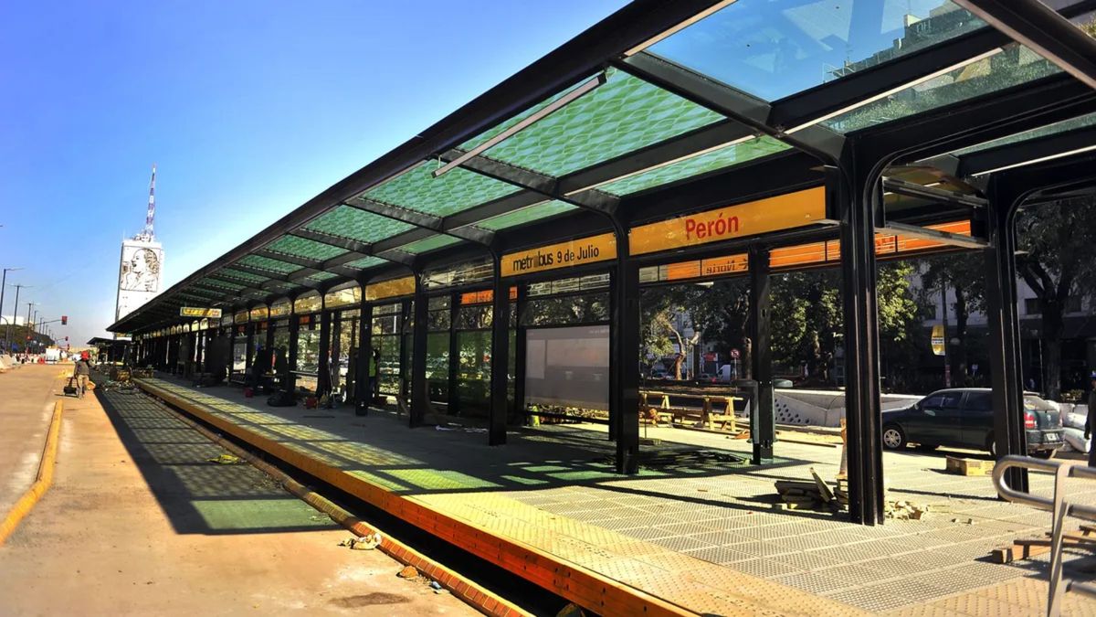 El Metrobus de Buenos Aires.