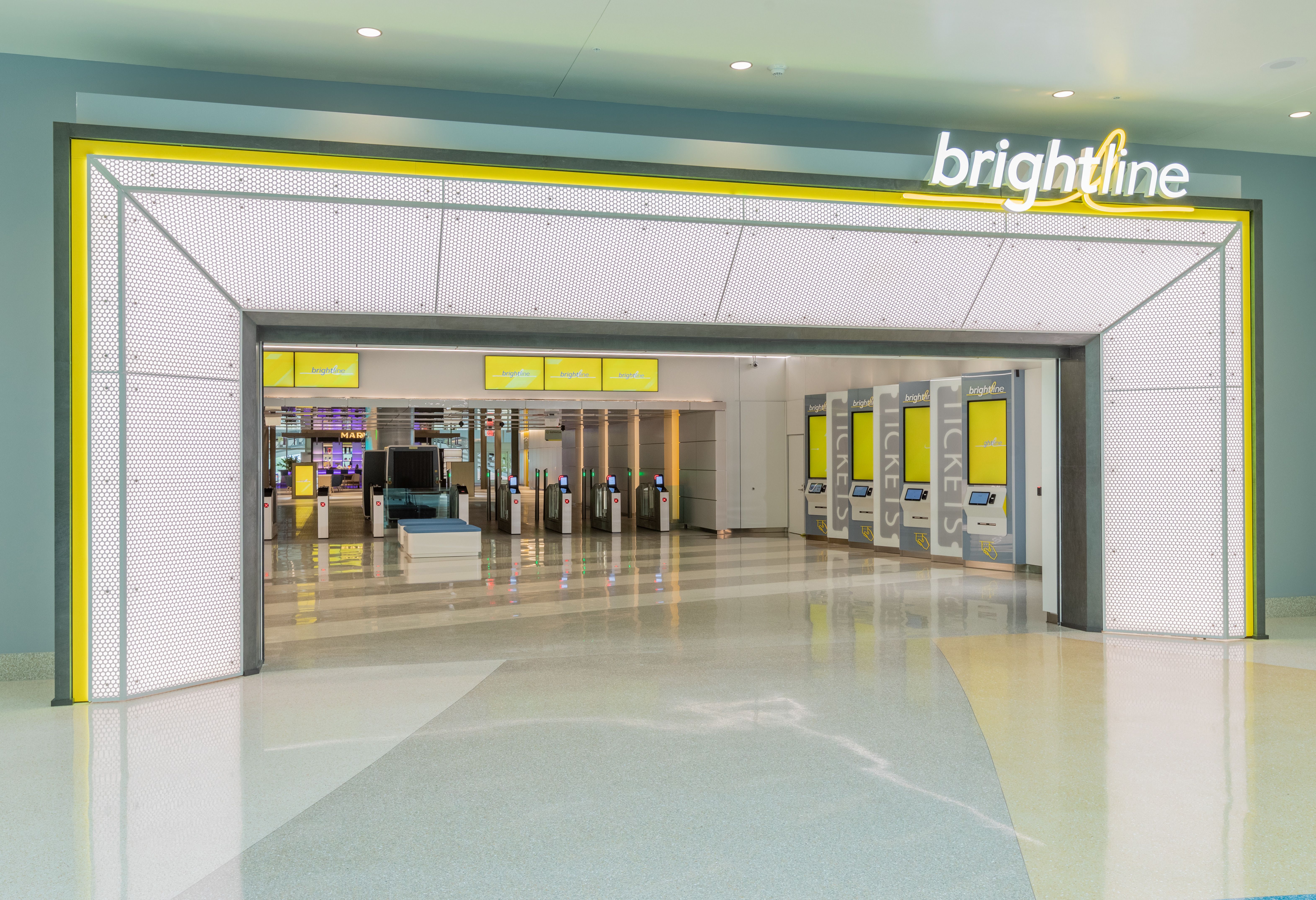 Brightline Orlando Station, la estación que conectará el Aeropuerto Internacional de Orlando con Miami.
