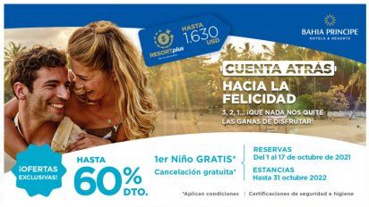 Bahia Principe lanzó una oferta exclusiva para sus clientes.
