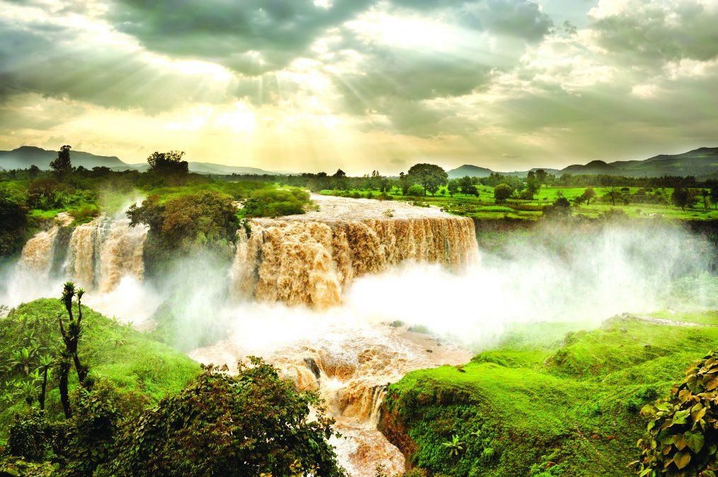 Las cataratas del Nilo Azul son un impresionante espectáculo natural.&nbsp;
