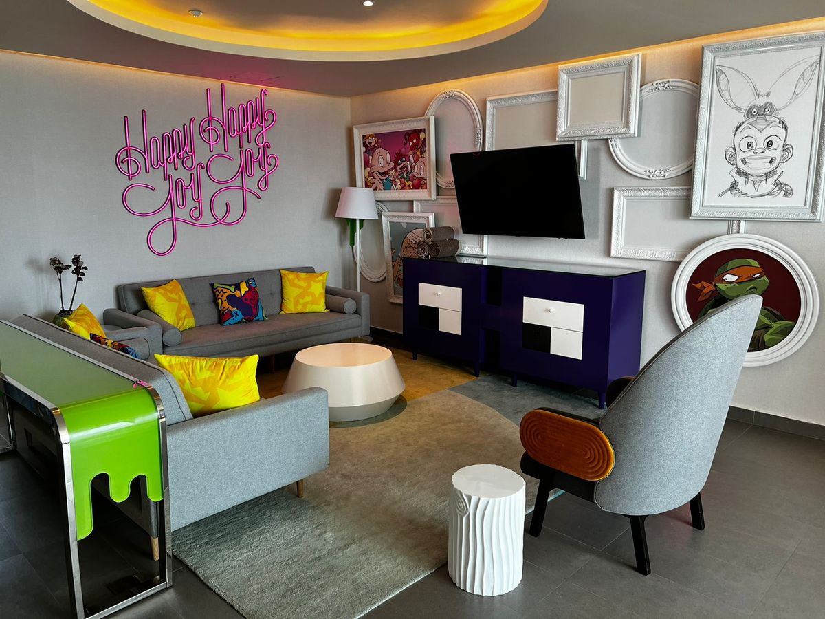 Suite Big Kahuna en Nickelodeon Resort, un penthouse boutique para siete personas