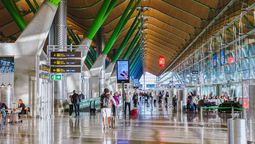 T4-Satélite del aeropuerto Adolfo Suárez Madrid-Barajas, el que más pasajeros recibe de España, según Turespaña.