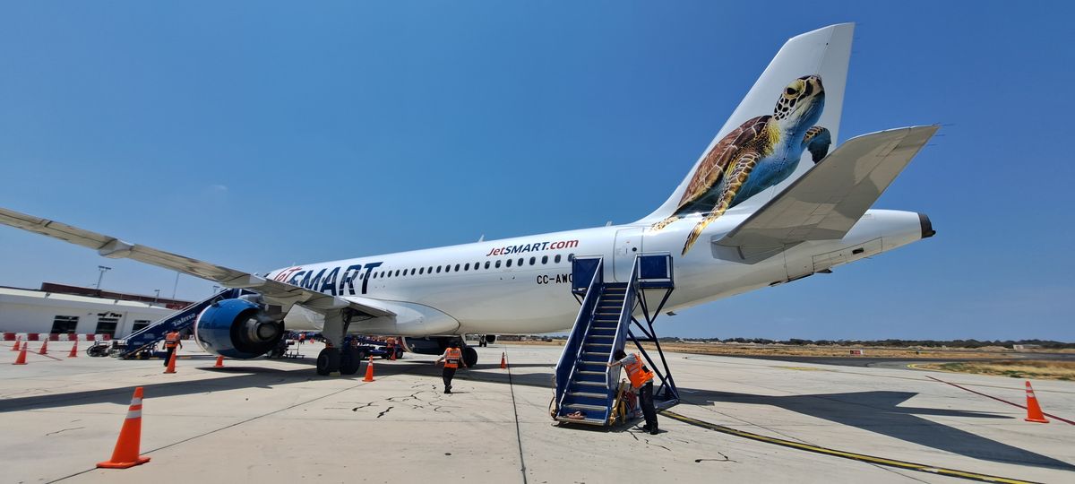 JetSmart sumó quinto avión para operar en Perú.