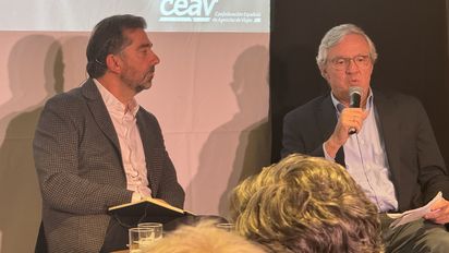 José Manuel Lastra, vicepresidente de CEAV, y Carlos Garrido, presidente.