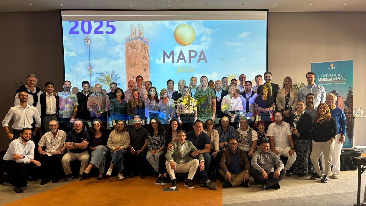 Los participantes de la 25º Convención Anual de Mapaplus en Marruecos.