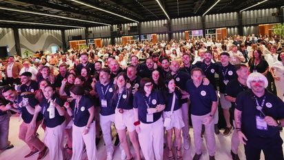 El equipo de GEA durante la 14ava Convención en Iguazú.