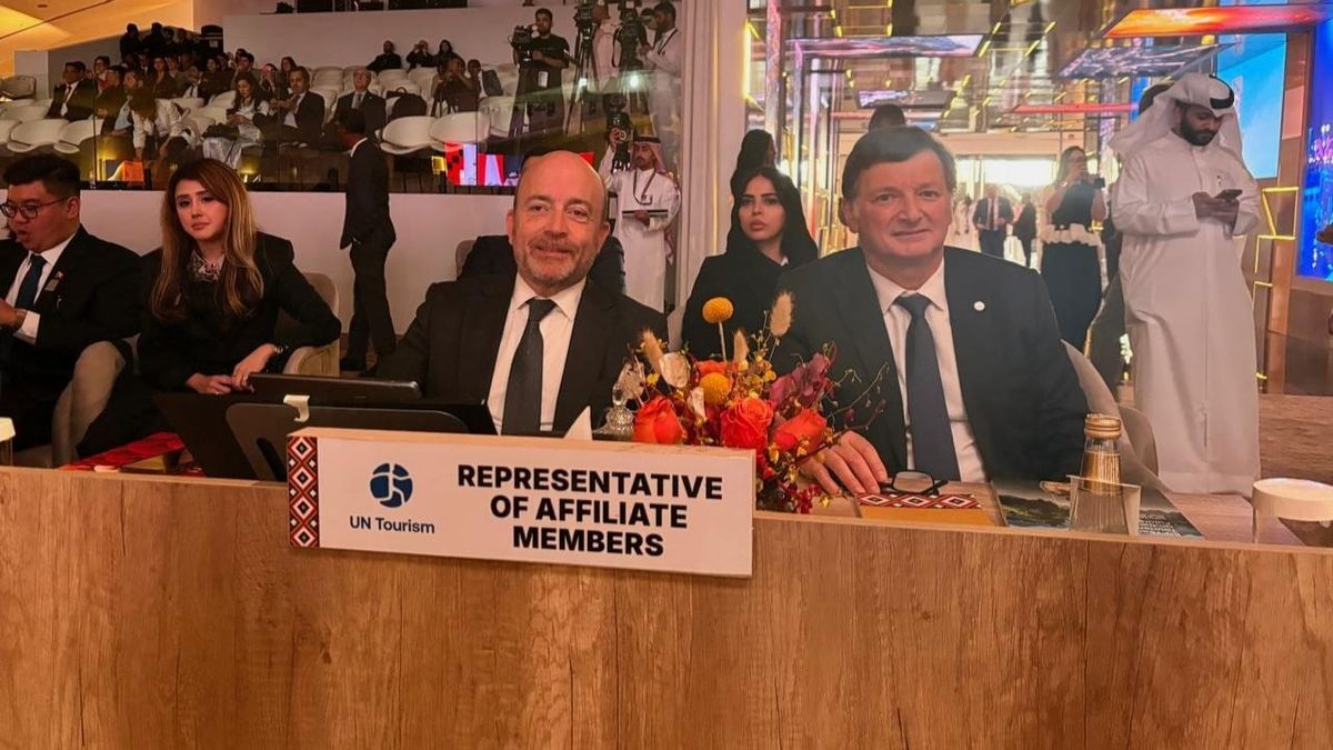Patrick Torrent, nuevo presidente de la junta directiva de ONU Turismo, junto a Horacio Reppucci, secretario de la CAT.