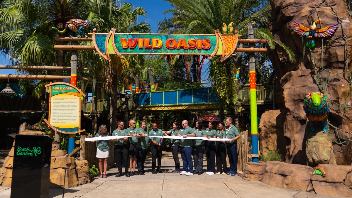 Busch Gardens: apertura oficial de Wild Oasis.