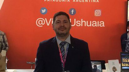 David Ferreyra, secretario de Turismo de Ushuaia, presente en la Feria Internacional de Turismo de América Latina.