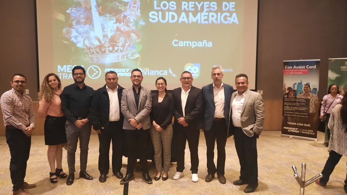 Mega Travel y sus socios comerciales Assist Card, Avianca, PromPerú y ProColombia presentaron los productos de la nueva campaña Los Reyes de Sudamérica.