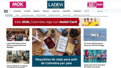 Los portales de Ladevi Medios y Soluciones, entre ellos, Ladevi Colombia, son auditados por Google Analytics.