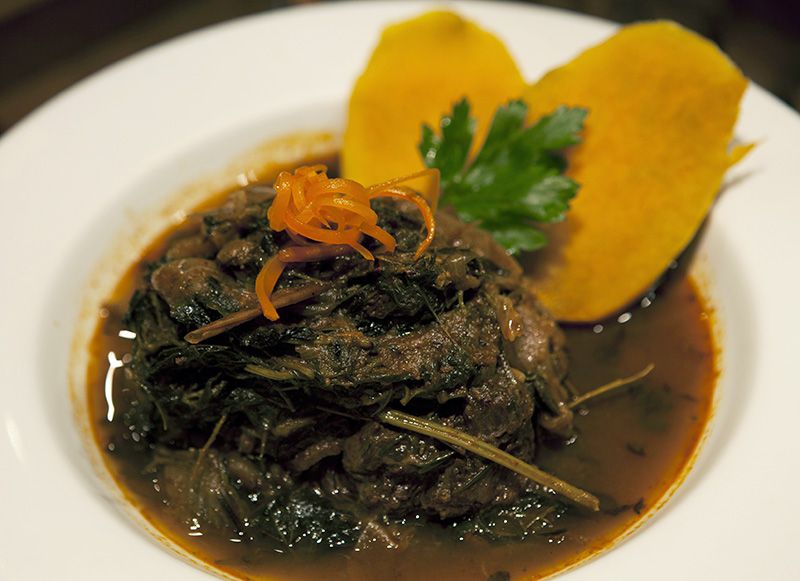 Delicias en el Restaurante Señorío de Sulco.