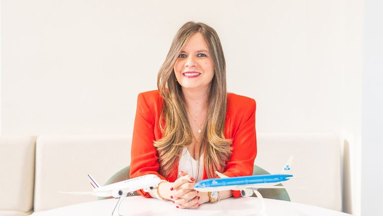 Diana Vargas, gerente comercial de Air France KLM para Colombia, subraya que la adopción de inteligencia artificial busca generar valor real en las operaciones.