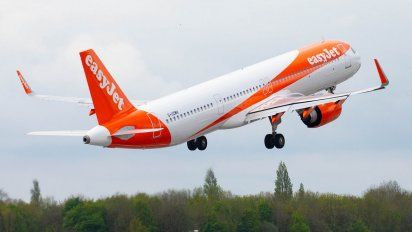 Uno de los Airbus A320 de Easyjet.