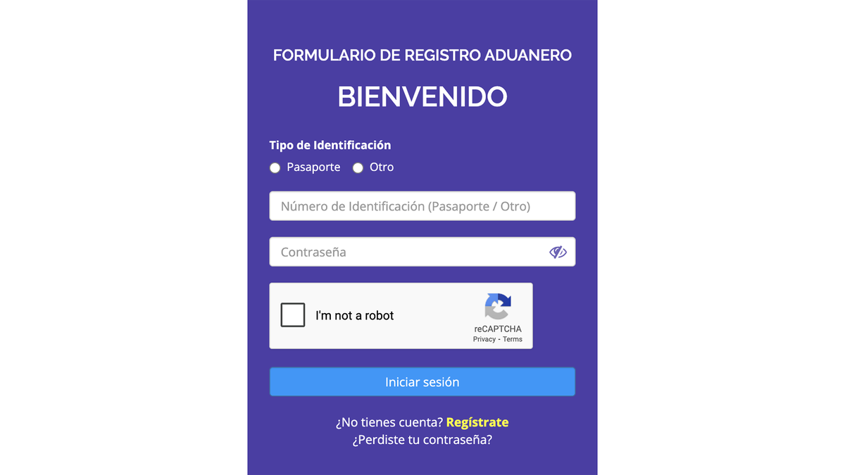 Formulario de Registro Aduanero digital será un requisito obligatorio.