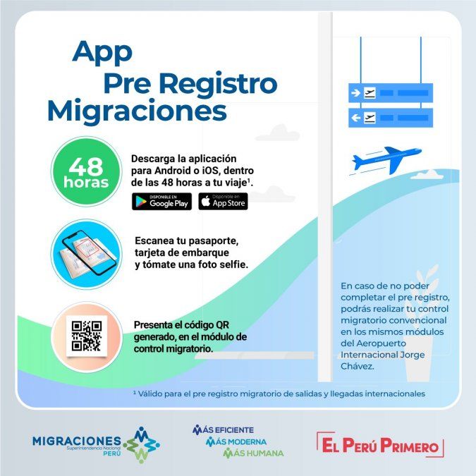 Conoce el nuevo aplicativo de Migraciones que te permitirá realizar un control más rápido para viajar.
