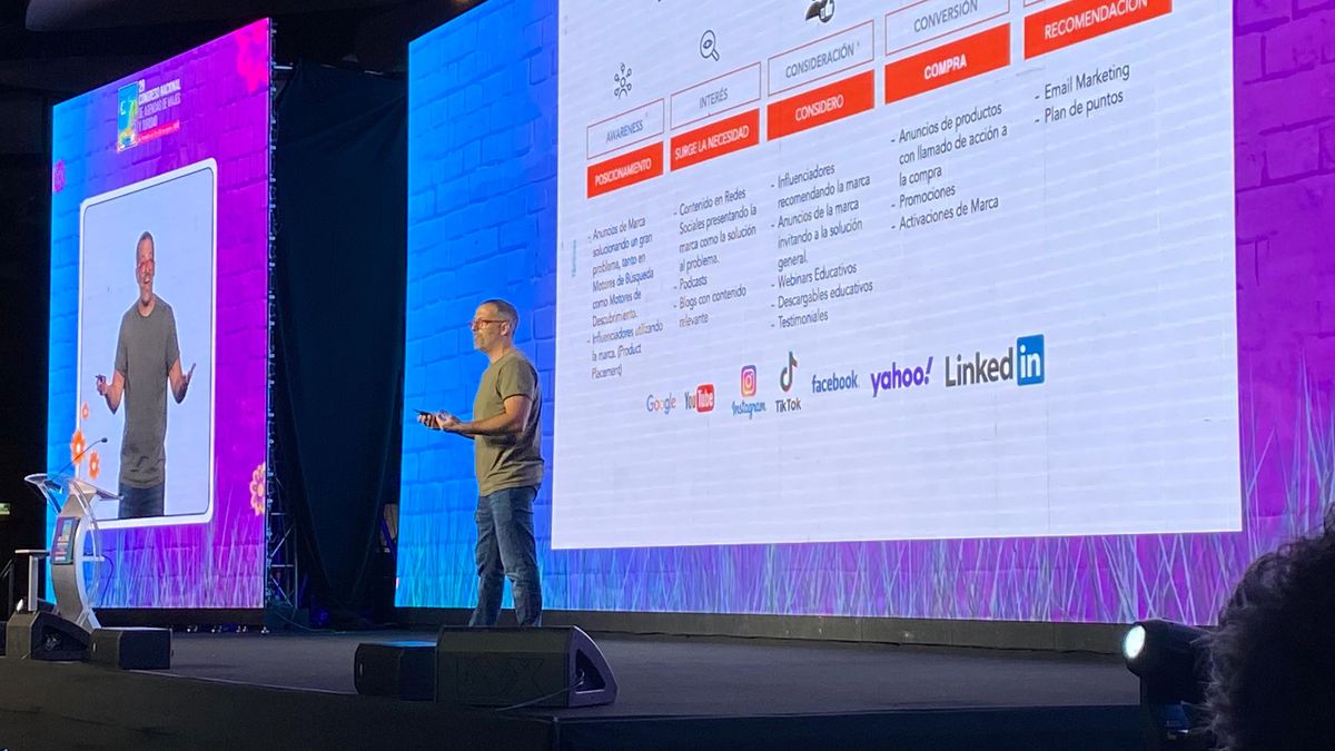 Michel Edery presentó su conferencia “Del planning al booking: cómo crear una estrategia digital que venda” en el marco del Congreso Nacional de Anato 2025.