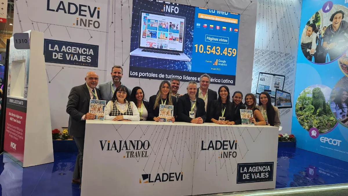 Equipo de Ladevi en la Vitrina Turística Anato 2024. - Ladevi Medios y Soluciones Equipo de Ladevi en la Vitrina Turística Anato 2024.