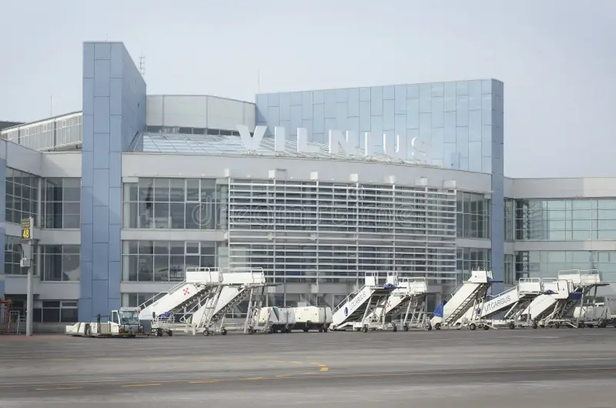 Aeropuerto de Vilna, el principal de Lituania.