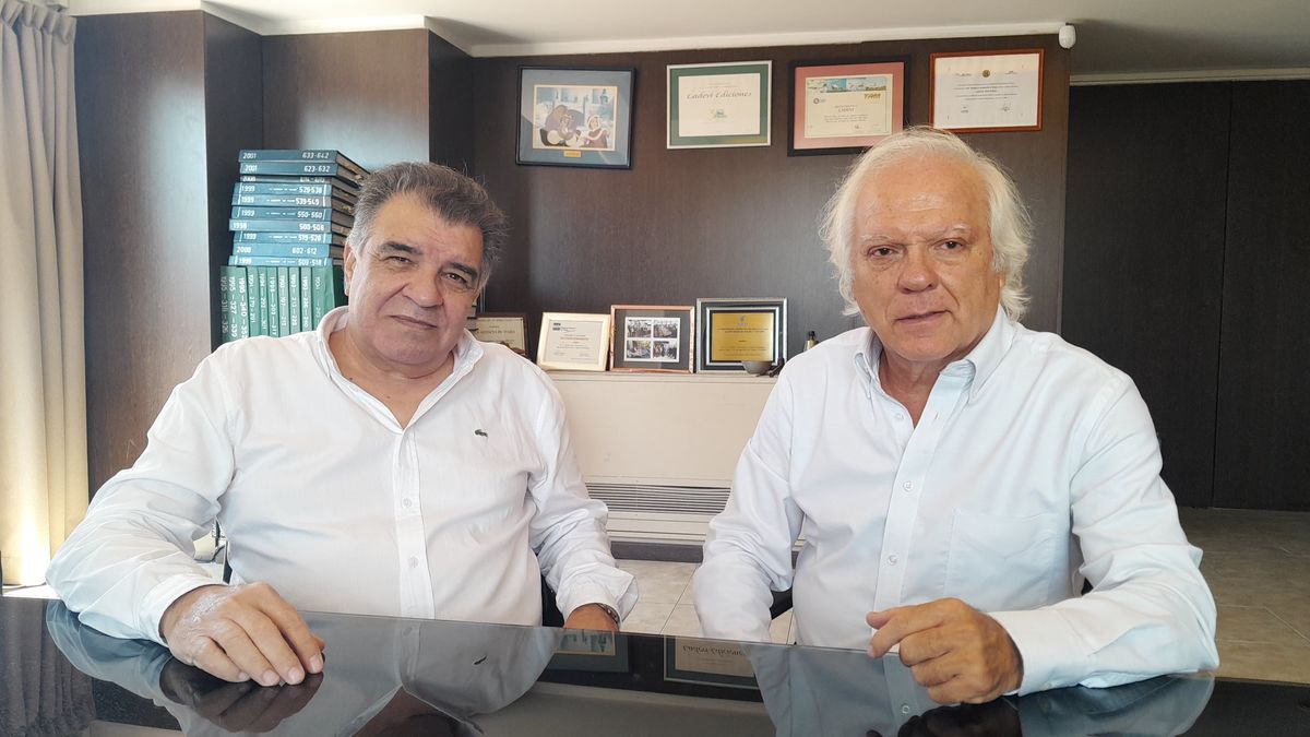 Víctor Belchior y Osvaldo Ruiz, directores de MercadHotel, nuevo portal de reservas de hoteles en Argentina.