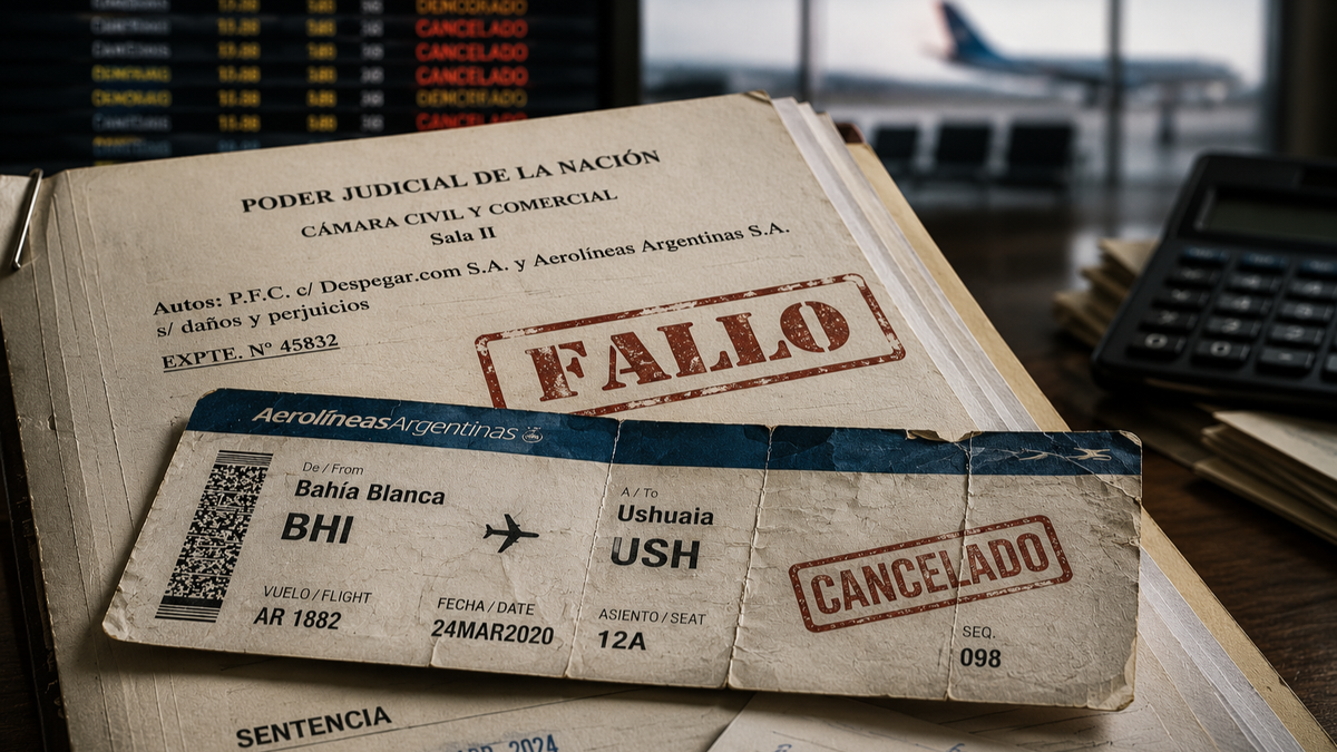 Vuelos cancelados por la pandemia terminaron en una condena millonaria contra Despegar y Aerolíneas Argentinas.