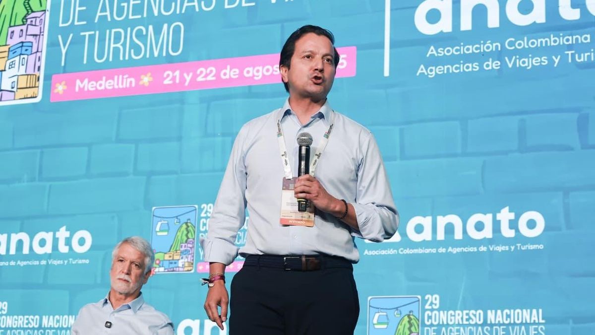 David Luna, precandidato presidencial, participó en el panel organizado en el marco del Congreso Nacional de Anato 2025.&nbsp;