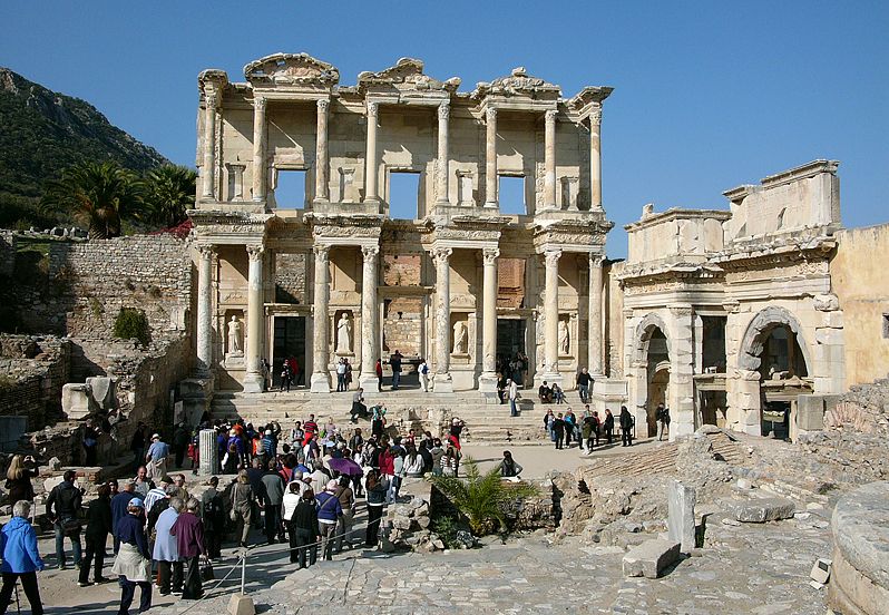 La biblioteca de Celso, ícono de Éfeso.