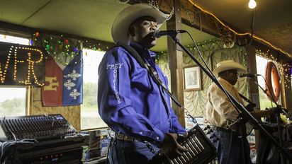 Luisiana: Geno Delafose, acordeonista y&nbsp;cantante zydeco de Estados Unidos.