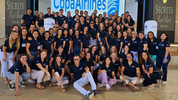 El equipo de Copa Airlines fue recibido por Inclusive Collection en Punta Cana. 