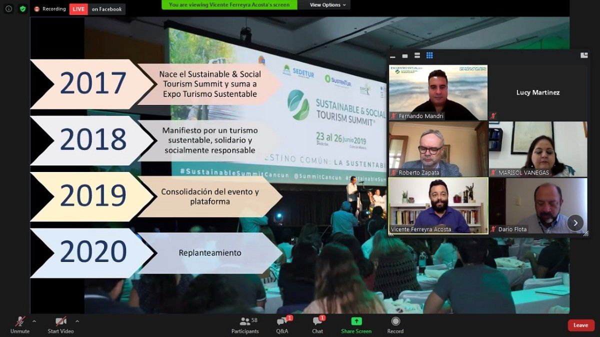 Conferencia de prensa para anunciar el Encuentro Virtual.&nbsp;