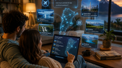 La inteligencia artificial aplicada al turismo ya permite organizar recorridos automáticos por Argentina desde la plataforma Visit Argentina.
