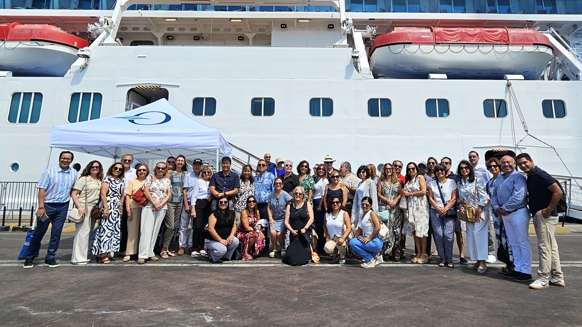 MP Global Cruises recorrió el Oceania Vista junto a las agencias de viajes invitadas.
