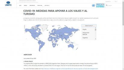 No incluye ninguna evaluación u opinión sobre la eficacia de esas medidas, aclaró la OMT.