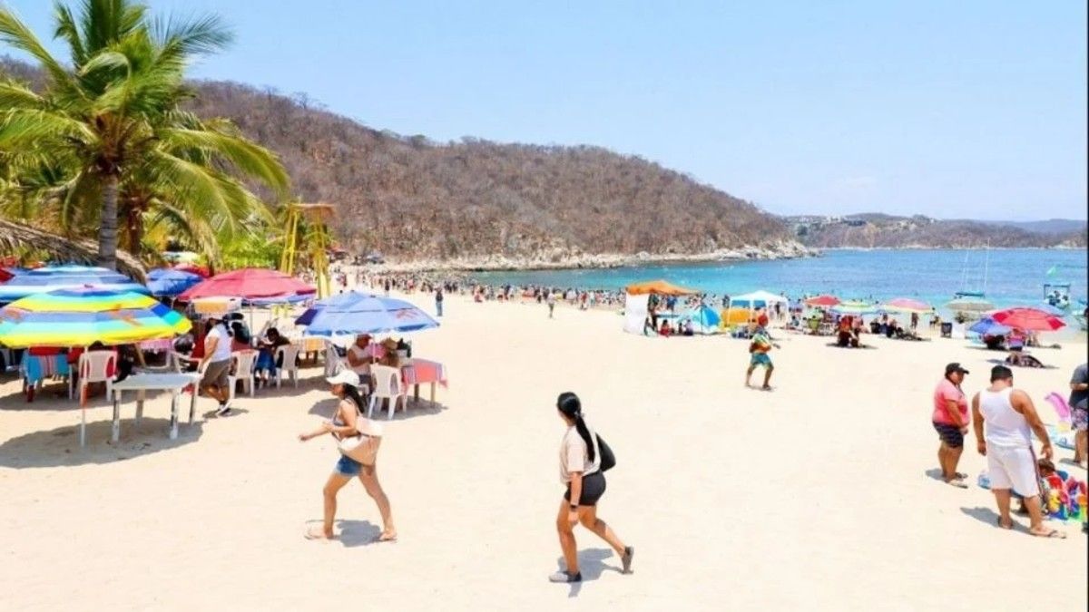 Estas playas son de las hermosas de todo Oaxaca.