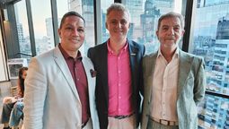 Gustavo Tascón, gerente comercial de Andes Reps; Lucas Ozuna, director comercial para Latinoamérica de Europamundo; y Rafael Carrara, gerente general de Andes Reps. 