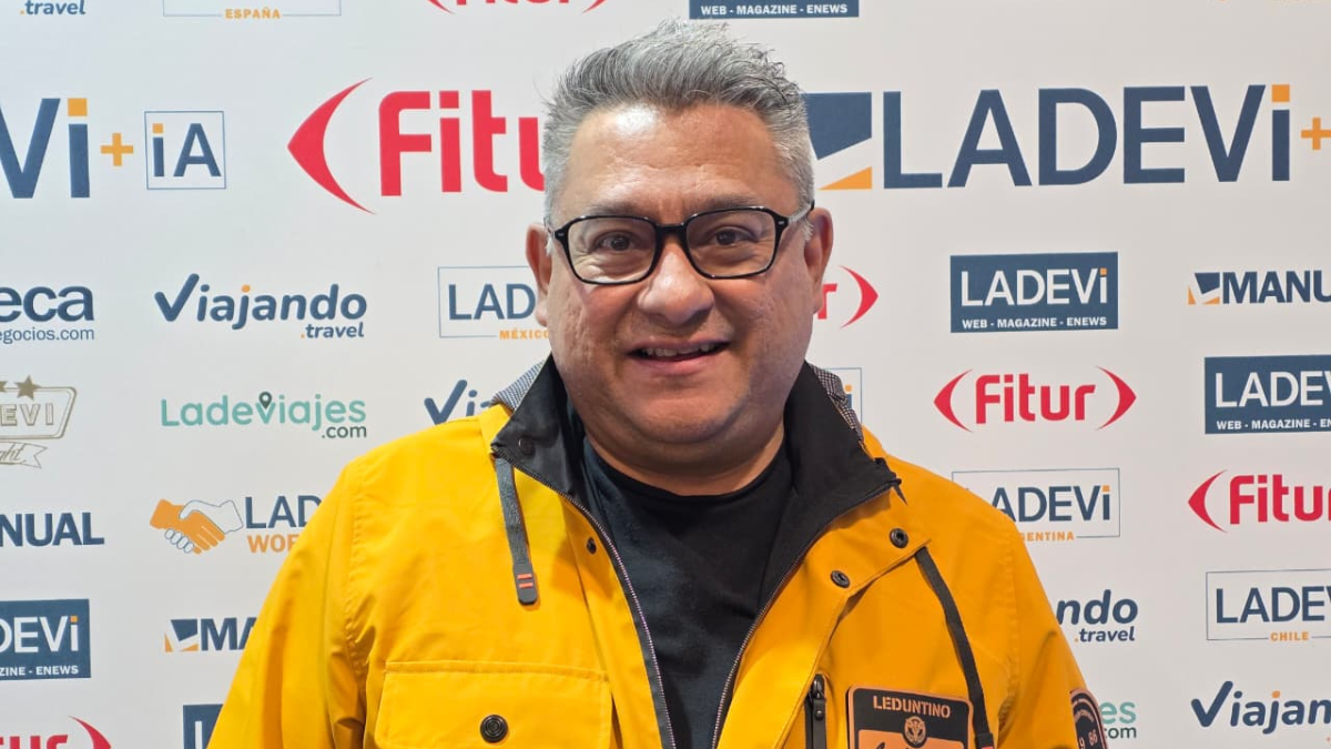 Octavio Luna, CEO de Quality Mayorista de Viajes, en Fitur 2026.
