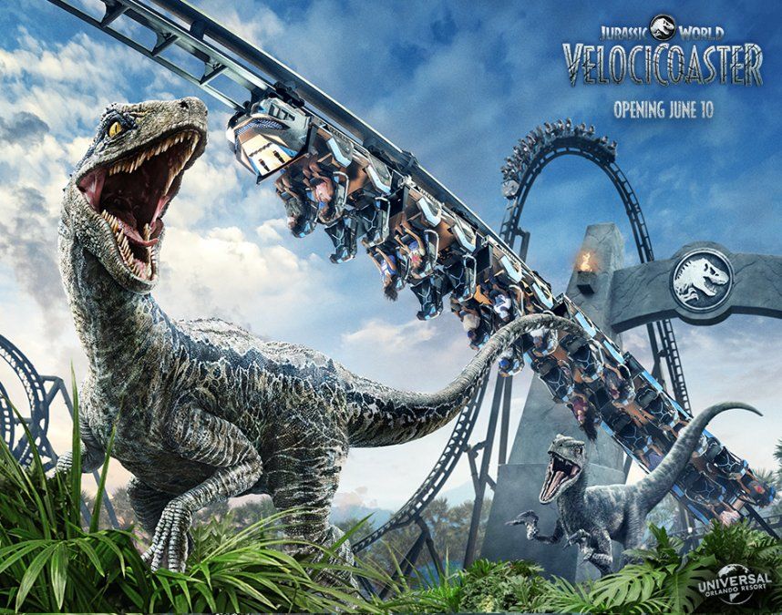 Jurassic World VelociCoaster abrirá el 10 de junio en UOR.