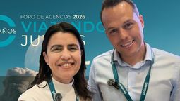 María José Quintana (Mundosenior) y Rubén Morgado (Special Tours).
