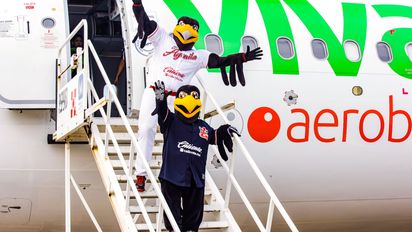 Viva Aerobus se suma al equipo El Águila de Veracruz y los acompañará en la mayoría de sus viajes.