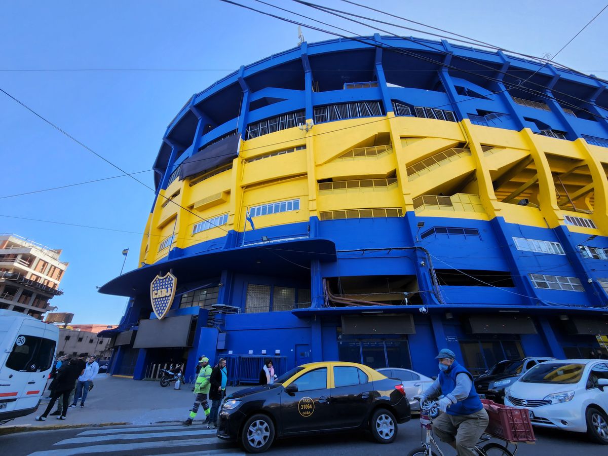 La Bombonera, estadio de fútbol perteneciente al Club Atlético Boca Juniors.