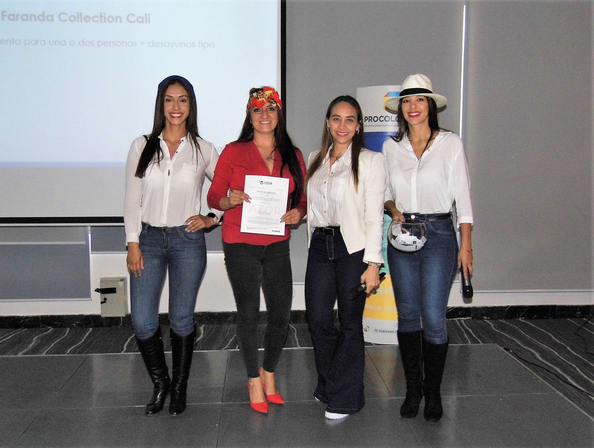 Azor Hoteles también sorteó un premio durante el evento de ProColombia.