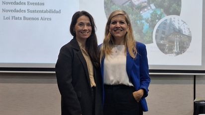 Tatiana Arroyo, gerente de Marketing y Comunicación de Loi Suites; junto a Rocío González Oliver, gerente comercial. Tatiana Arroyo, gerente de Marketing y Comunicación de Loi Suites; junto a Rocío González Oliver, gerente comercial.