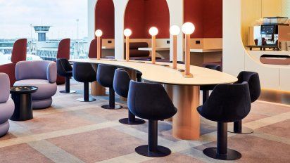 La nueva sala VIP de Oneworld en Ámsterdam, la primera exclusiva de Europa.