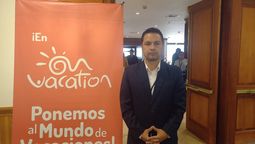 Miguel Yánez, gerente de Cuentas B2B de On Vacation, en Ladevi Workshop en Quito.