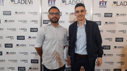 Nicolás Zambrano, gerente de Producto de Multitravel.com; y Gustavo Cattani, gerente comercial de Ventas.