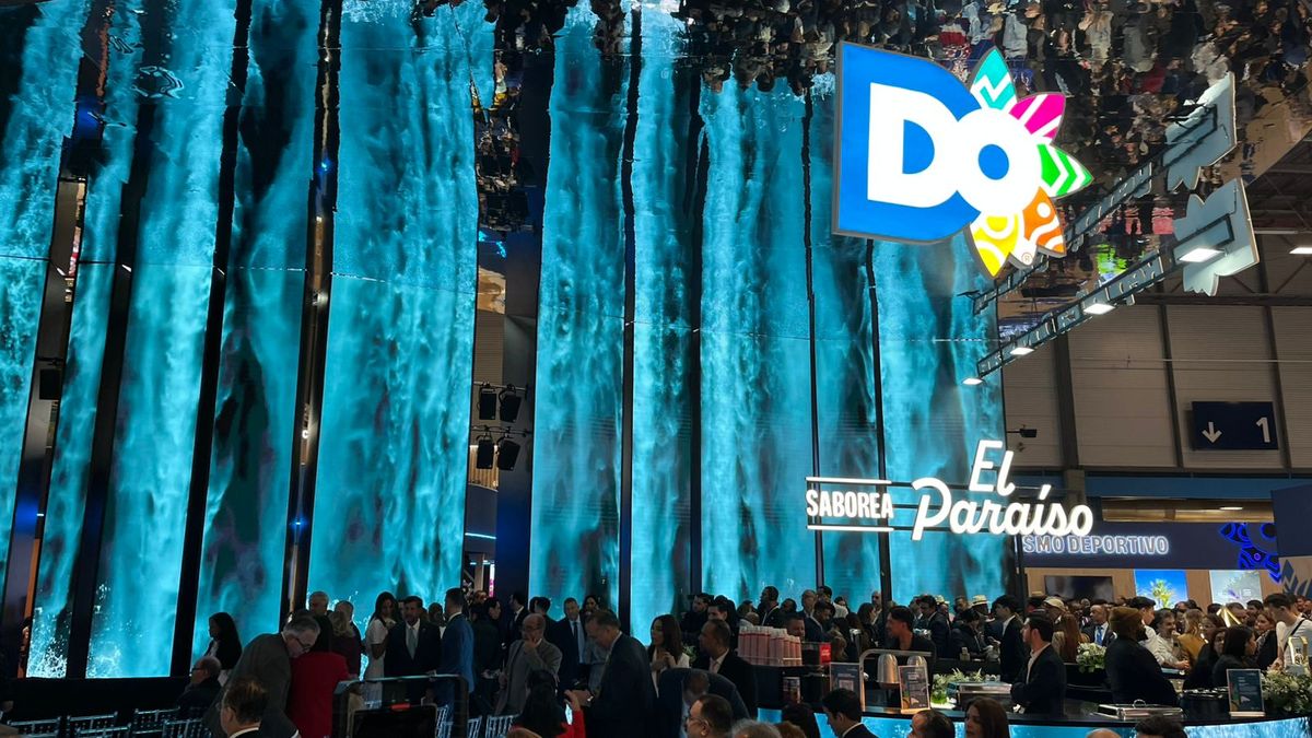 Así es el espacio de República Dominicana en Fitur 2026.