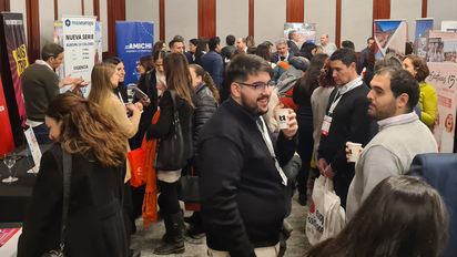 Los pasillos del Marriott Buenos Aires colmados en ocasión de ECTU 2024.