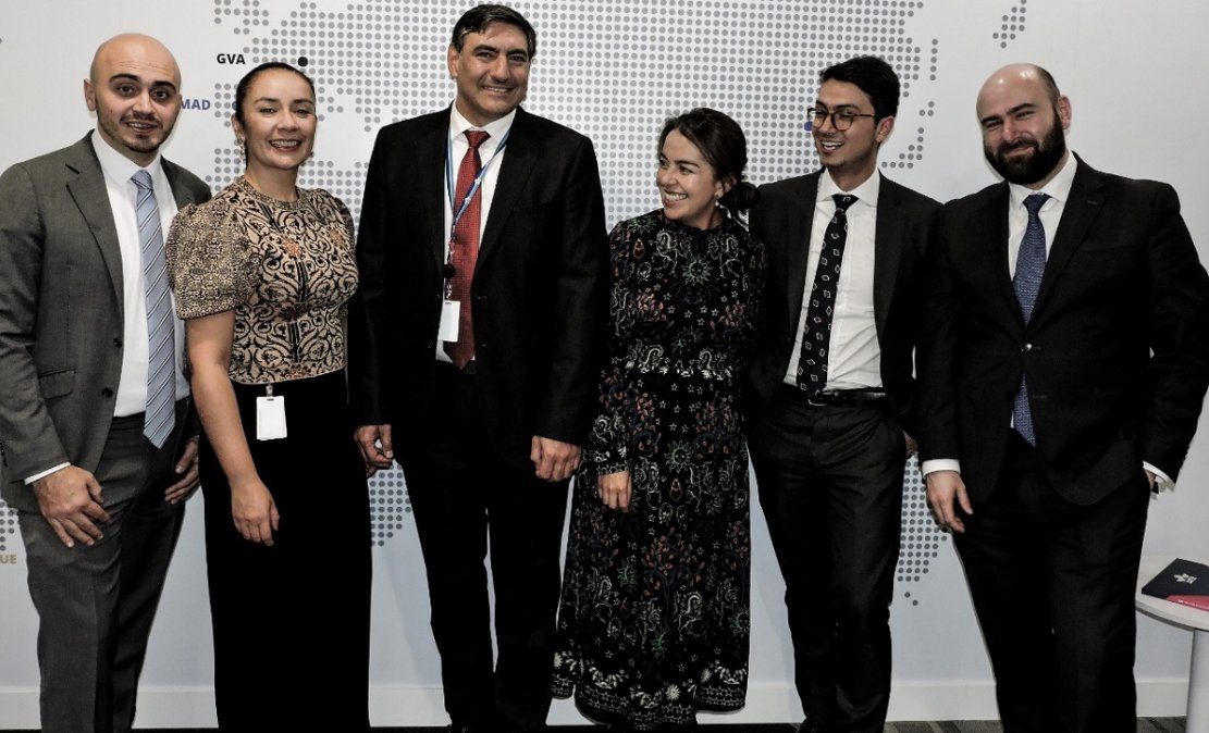 Invitados a la inauguración.