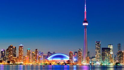 Vista panorámica de Toronto.