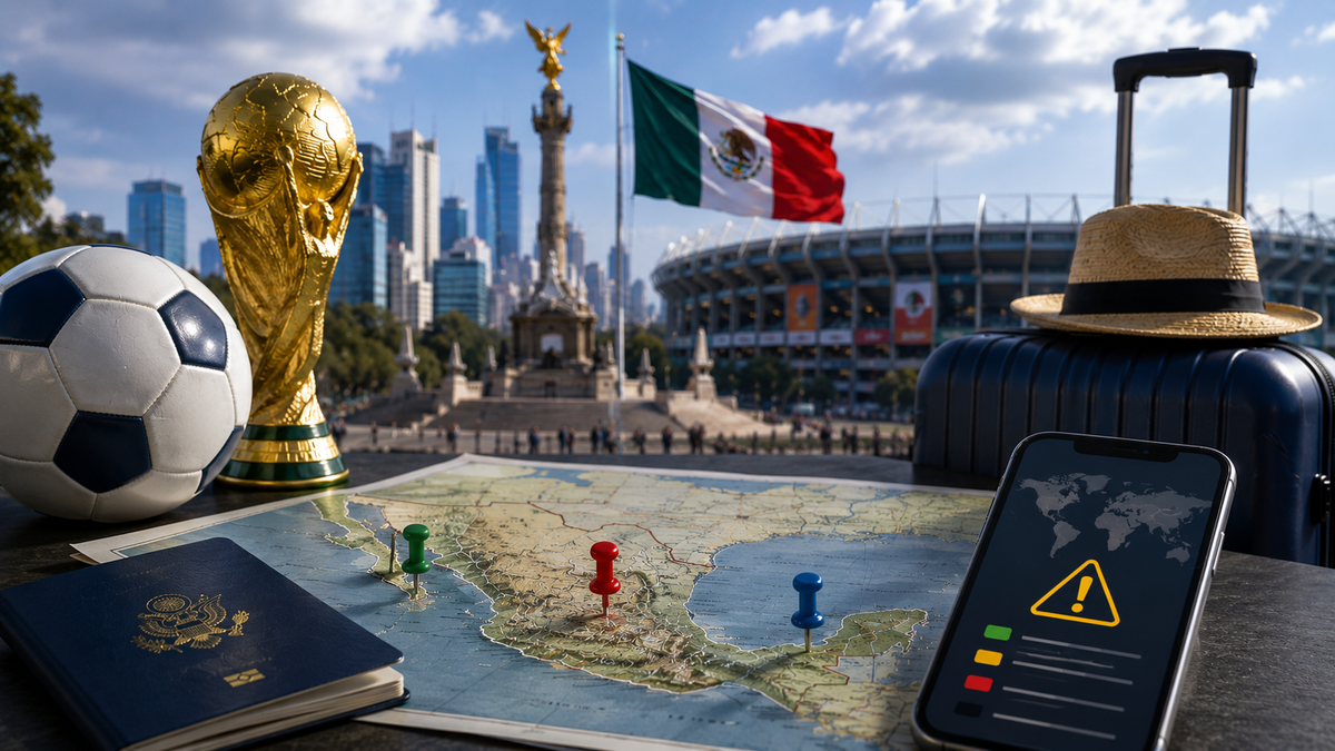Estados Unidos advierte a sus viajeros sobre la seguridad de Ciudad de México, Monterrey y Guadalajara durante la Copa Mundial de Fútbol 2026.